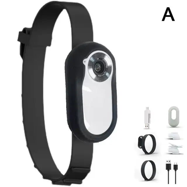 Cat Collar Camera For Pet Cameras & Monitors With 170 Wide Angle Lens Mini Portable Stable Sport Action Body Camera With Video