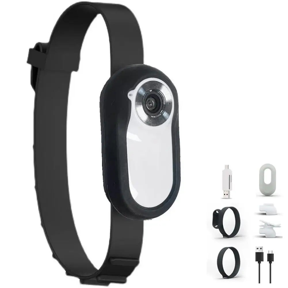 Cat Collar Camera For Pet Cameras & Monitors With 170 Wide Angle Lens Mini Portable Stable Sport Action Body Camera With Video