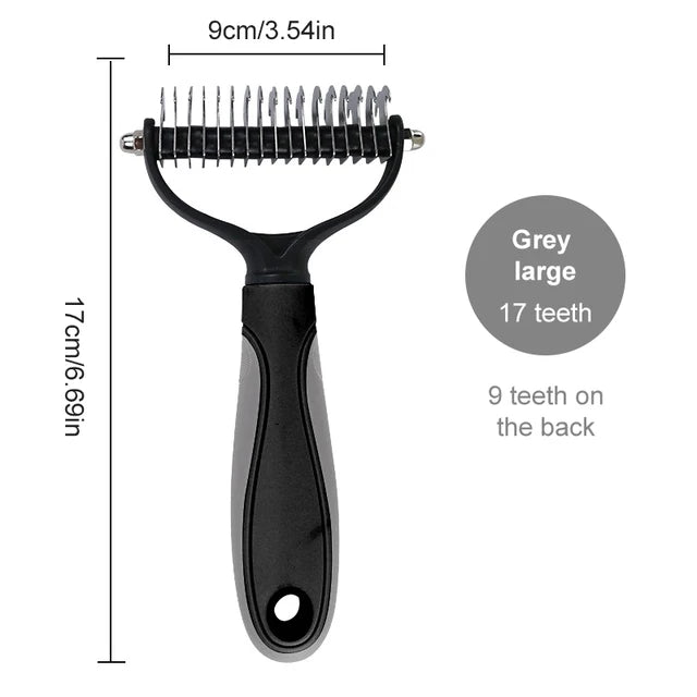 Dog Brush Pet Dog Hair Remover Cat Comb Grooming And Care Brush For Matted Long Hair and Short Hair Curly Dog Supplies Pet Items