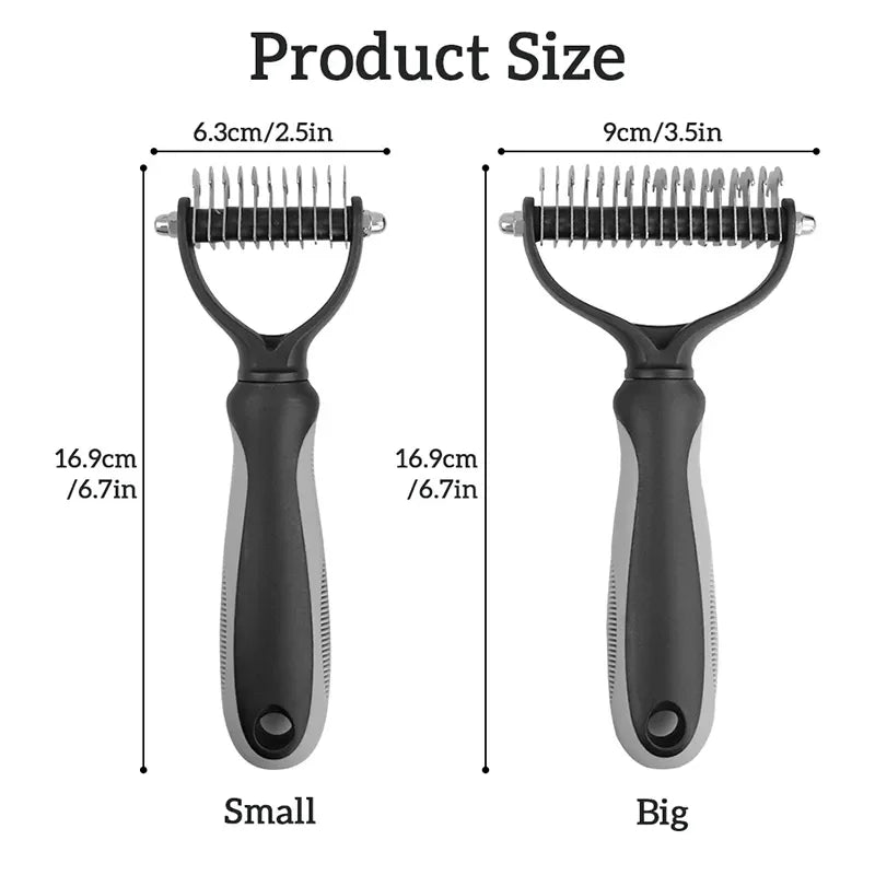 Dog Cat Hair Removal Comb Pet Long Hair Short Hair Pet Grooming Care Brush Trimming Dematting Brush Dog Pet Grooming Equipment