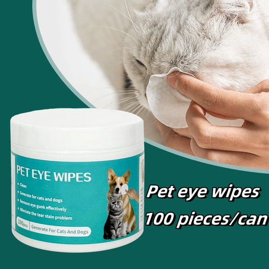 Pet Cleaning Products Eye Wipes To Remove Tear Marks Cleaning Wet Tissues Cat Wiping Eyes Removing Tear Marks