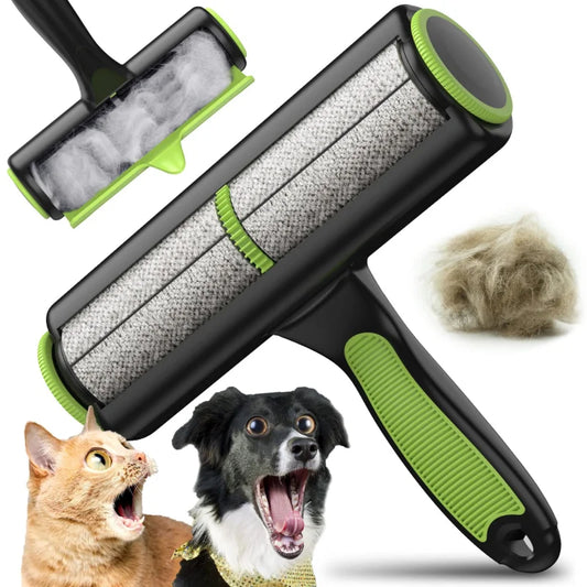 Pet Removes Hairs Cat and Dogs Green Cleaning Brush Fur Removing Animals Hair Brush Clothing Couch Sofa Carpets Combs