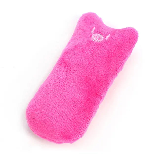 Teeth Grinding Catnip Toys Cute Funny Interactive Plush Teeth Grinding Relaxation Cat Chewing Vocal Toy Bite-resistant Pet Toys